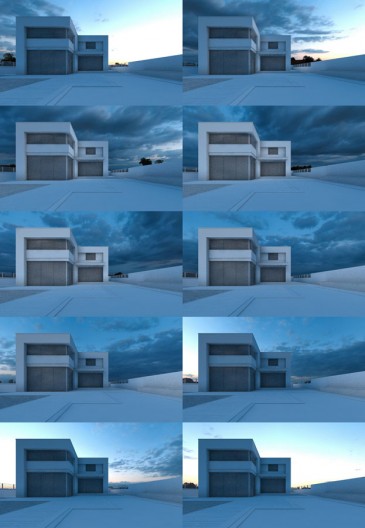 10 Background options. Top Right was chosen for final image.