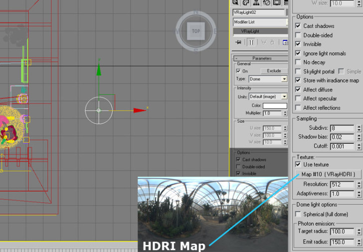HDRI VRay Dome