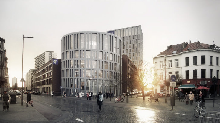 New department of the Karel de Grote College in Antwerp (for KAREL DE GROTE META Architectuurbureau) by WAX