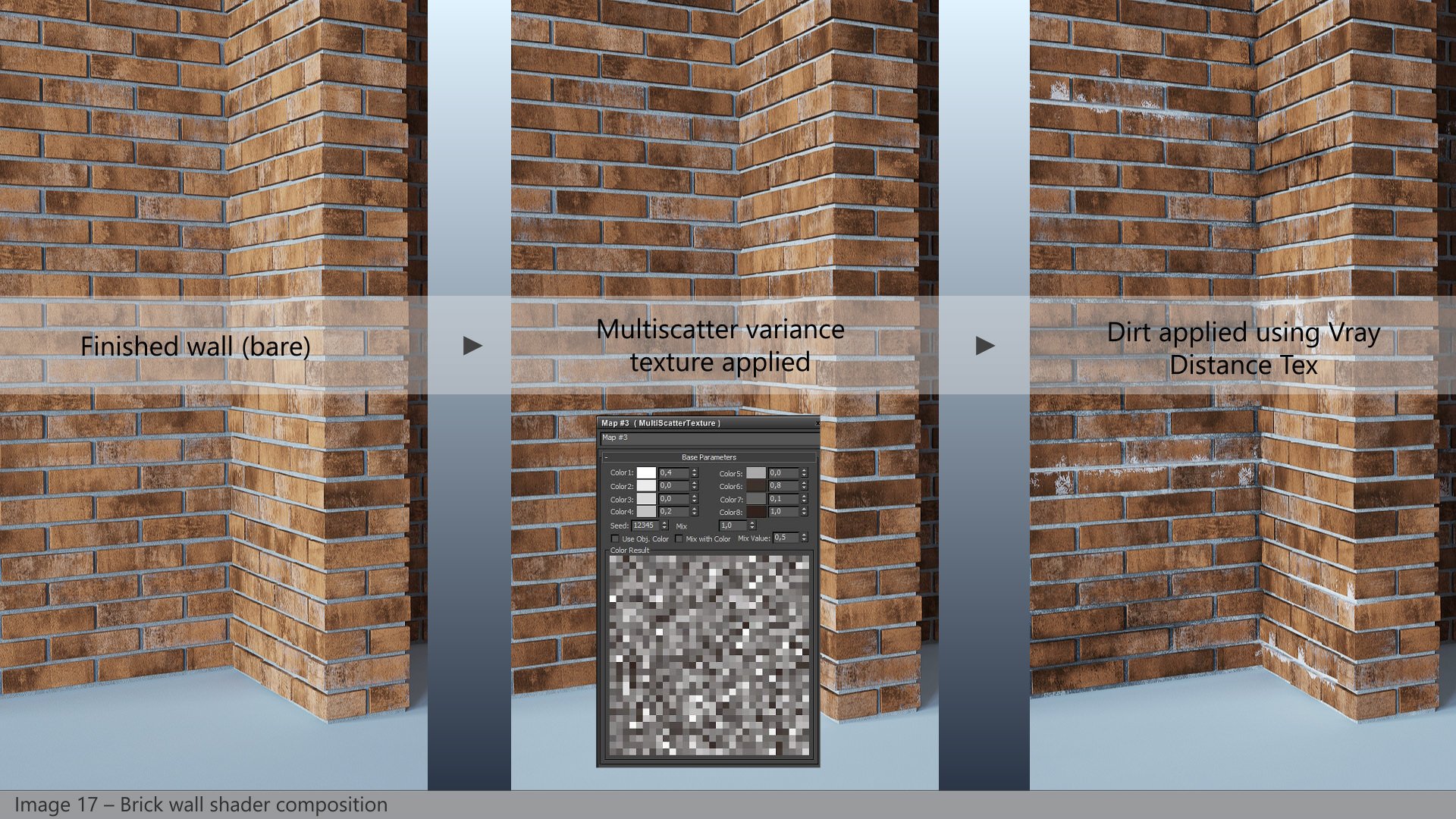 Termitary House - Brick wall shader composition