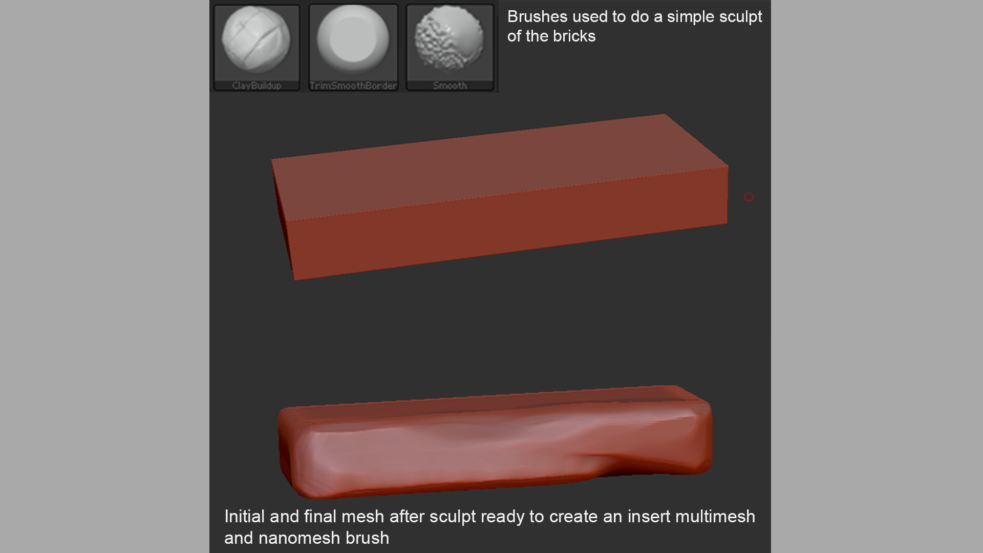 02-Garden Loft-Zbrush bricks