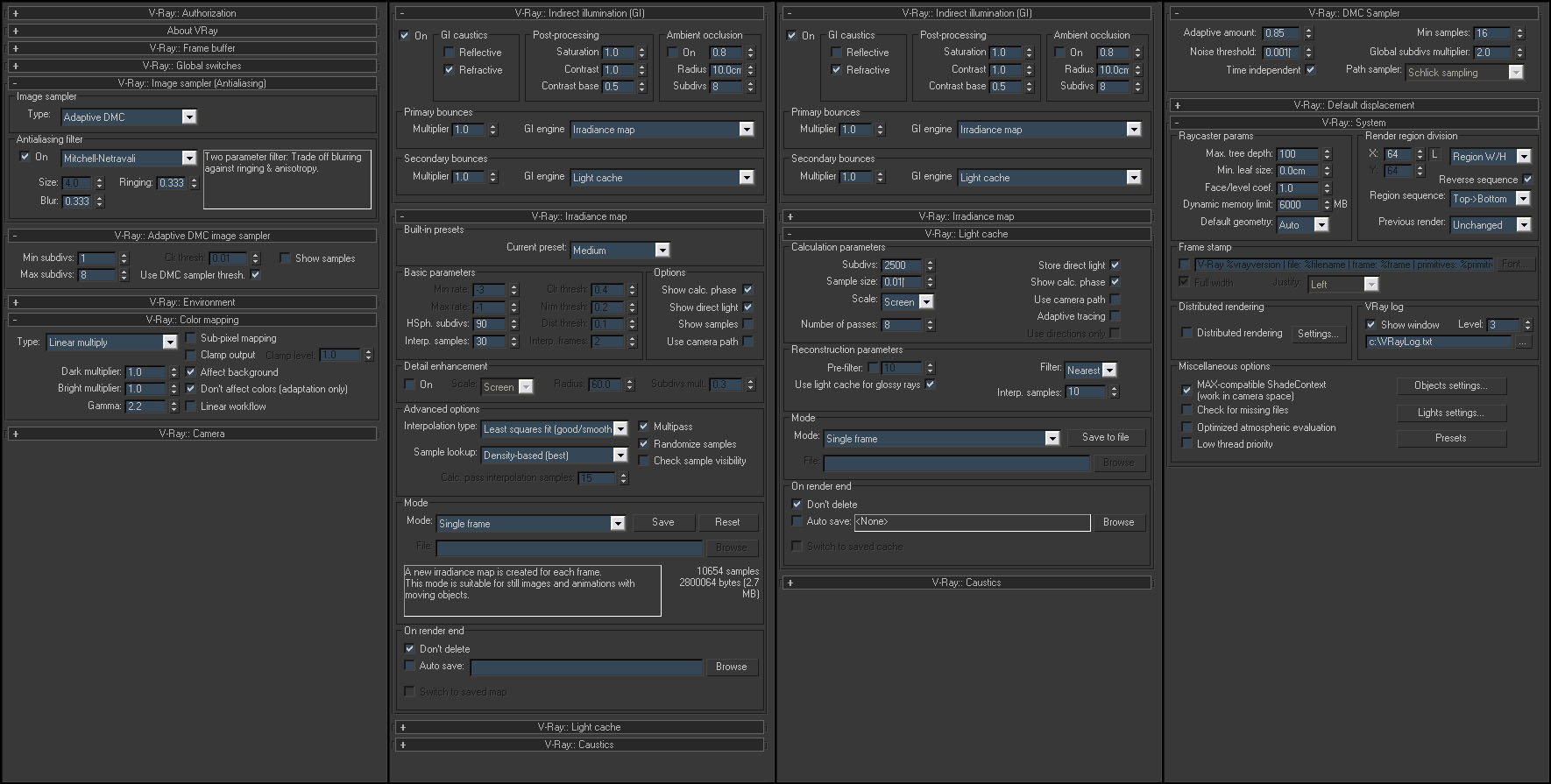 making of ms house render settings  Ronen Bekerman 3D 