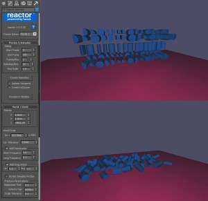 Before & After inside the Havoc simulation