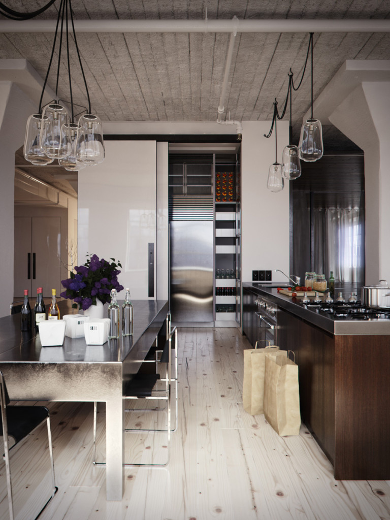 Tribeca Loft by Bertrand Benoit - 3D Architectural Visualization ...