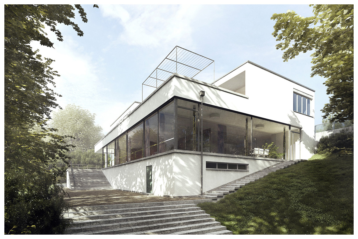 捷克吐根哈特住宅（Villa Tugendhat）- 密斯·凡·德·罗（ Mies van der Rohe） - 建筑设计案例 - 树状模式