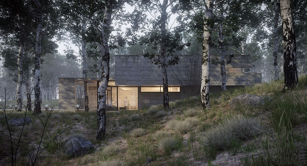Making of House in the Forest - 3D Architectural 