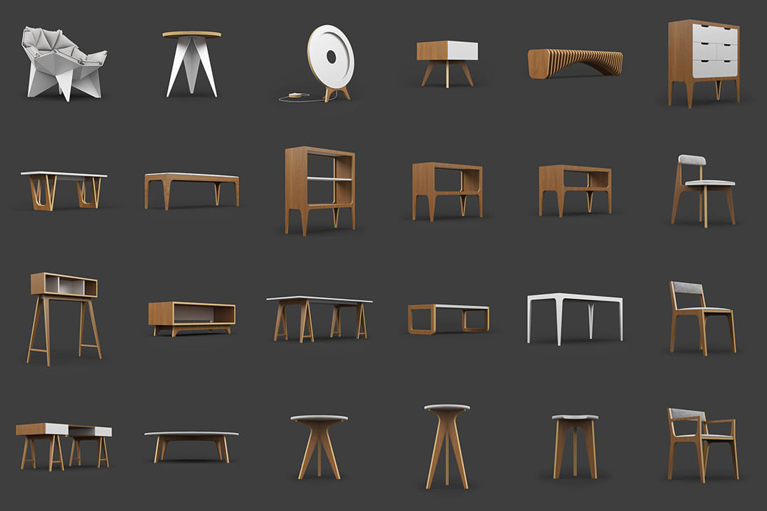 25 Free 3D Furniture Model by ODESD2 3D Architectural 