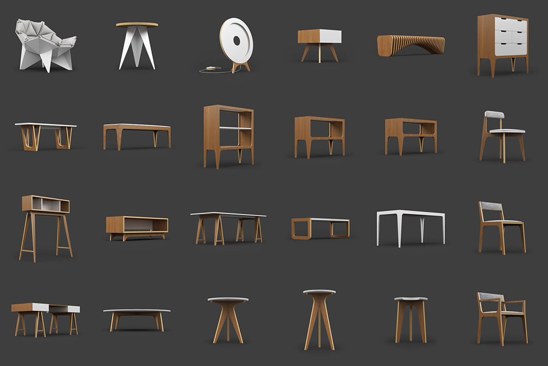 25 Free 3d Furniture Model By Odesd2 3d Architectural