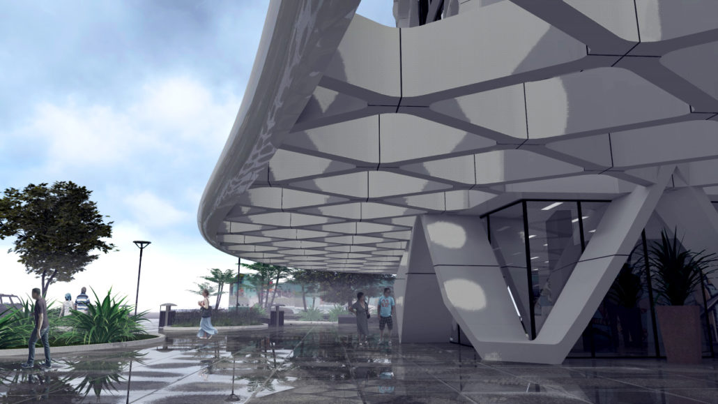 Commercial Building Fishing Net - Ronen Bekerman - 3D Architectural  Visualization & Rendering Blog