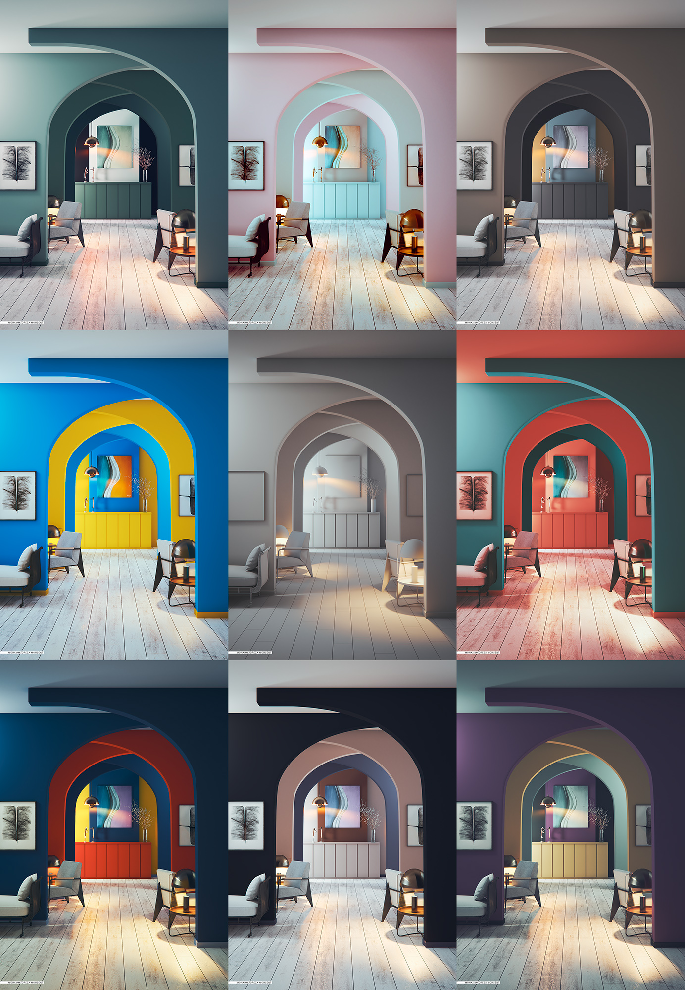 Color Harmony Ronen Bekerman 3d Architectural