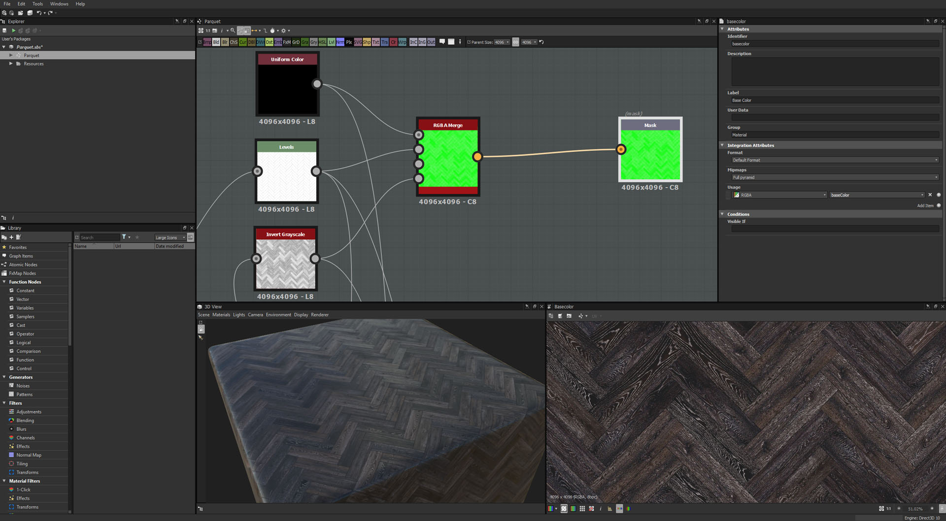 Making_of_VRE_for_ArchViz_with_Unity-floor HDRP channel