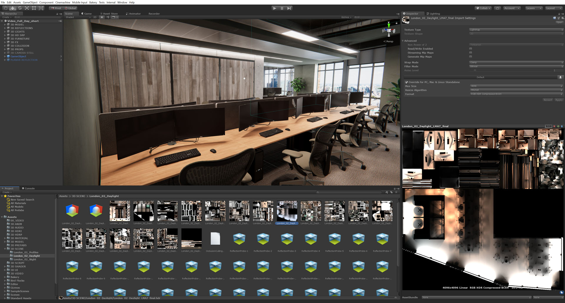 Making_of_VRE_for_ArchViz_with_Unity-lightmaps