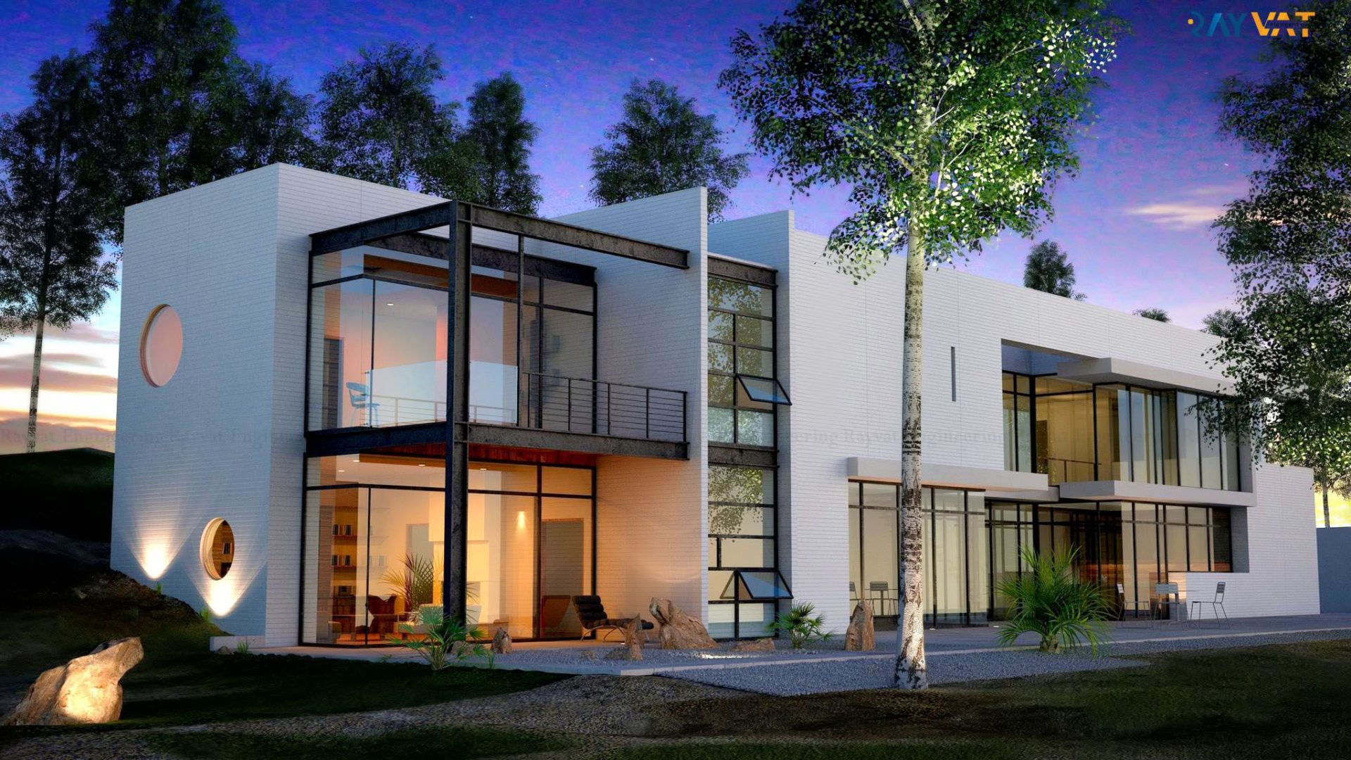 3D Exterior Rendering Design for Home Villa Ronen 