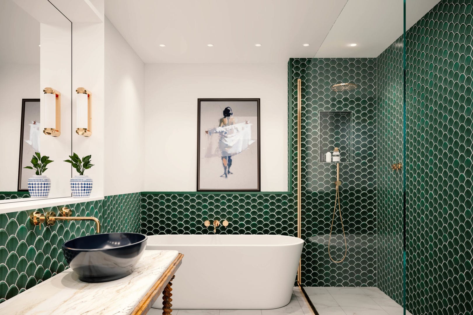 Modern Bathroom - Ronen Bekerman - 3D Architectural Visualization ...