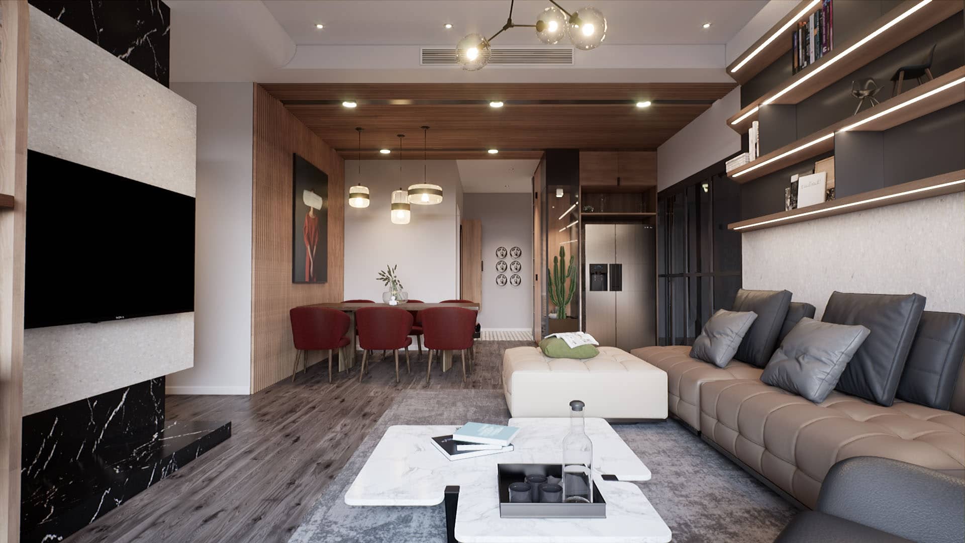 Livingroom Interior in Unreal Engine. Ronen Bekerman 3D