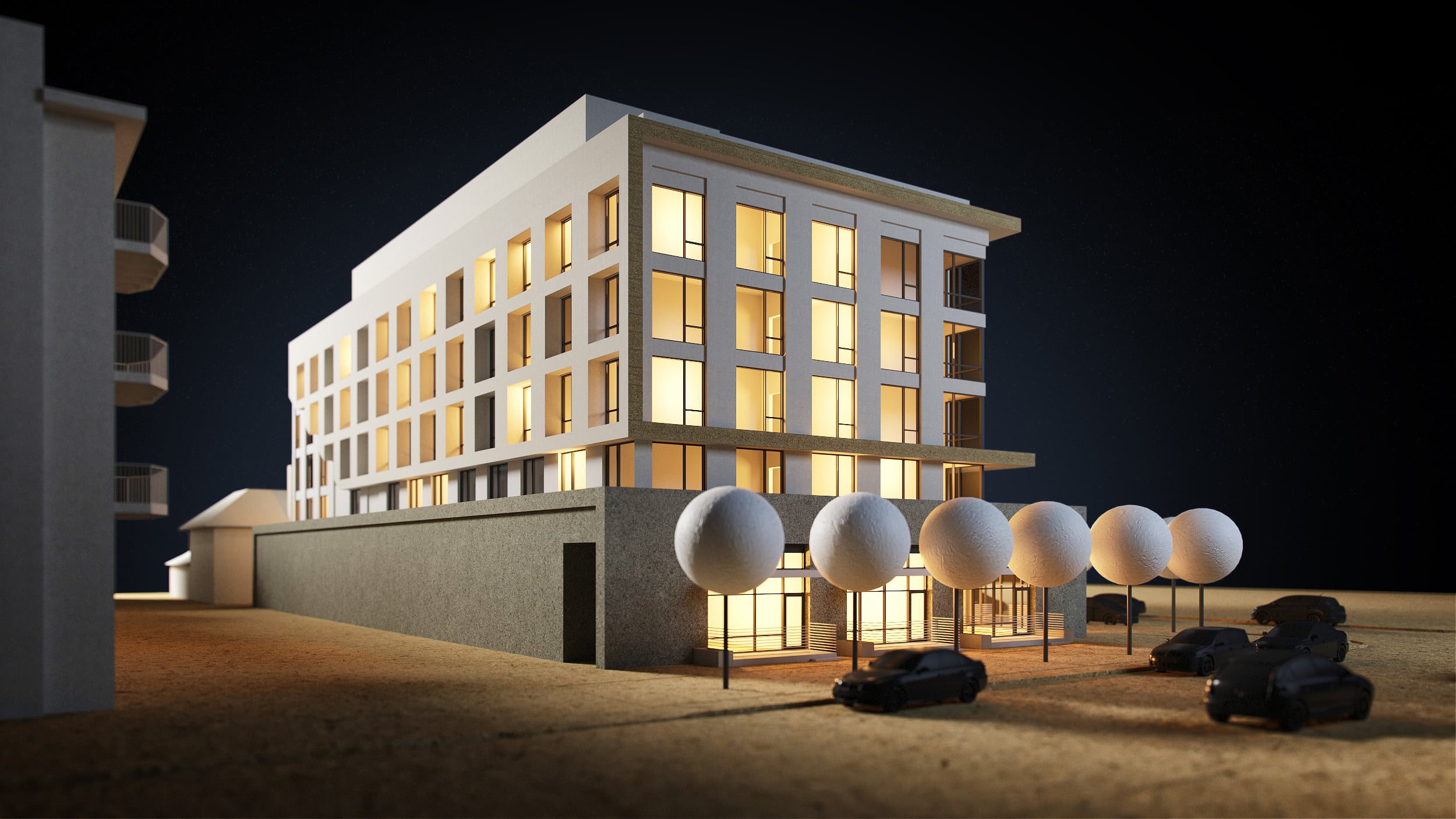 faraday 3d architectural rendering