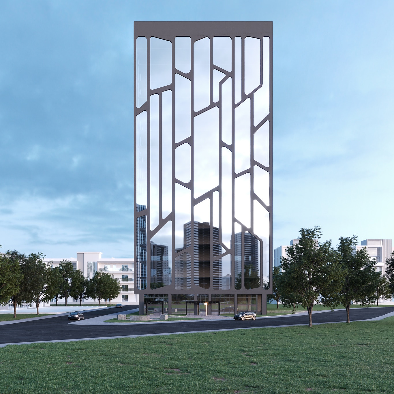 Modern Building - Ronen Bekerman - 3D Architectural Visualization ...